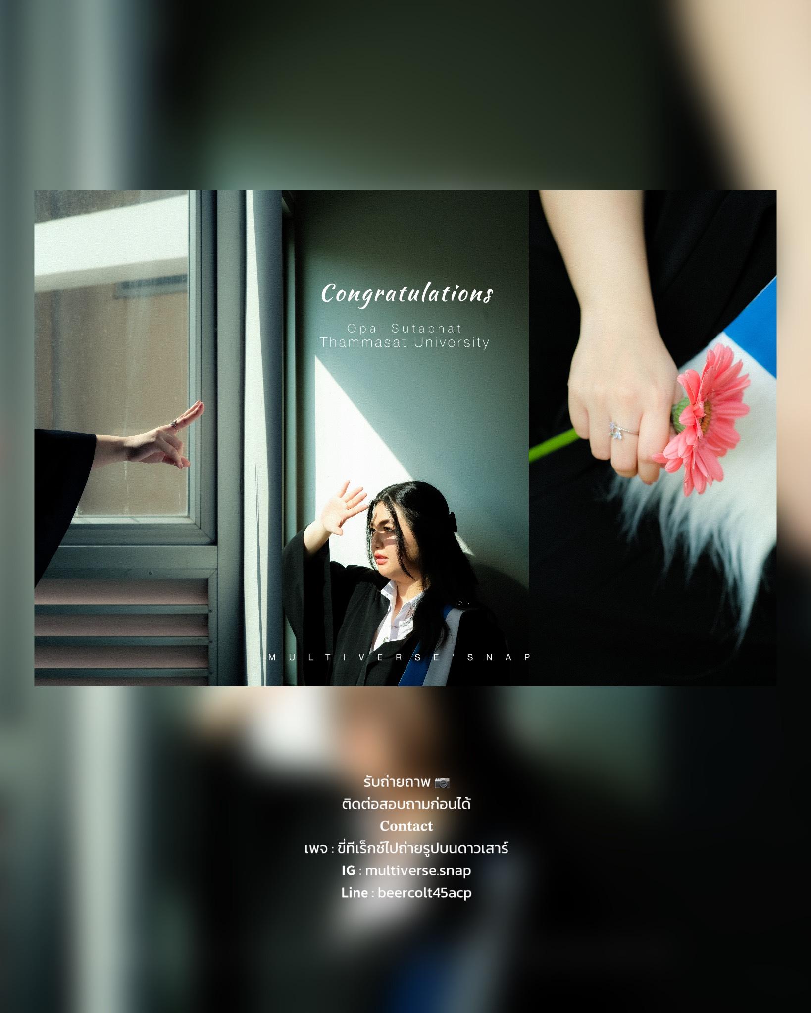 ผลงานรับปริญญา มหาวิทยาลัยธรรมศาสตร์ โดย Multiverse'Snap ภาพที่ 13