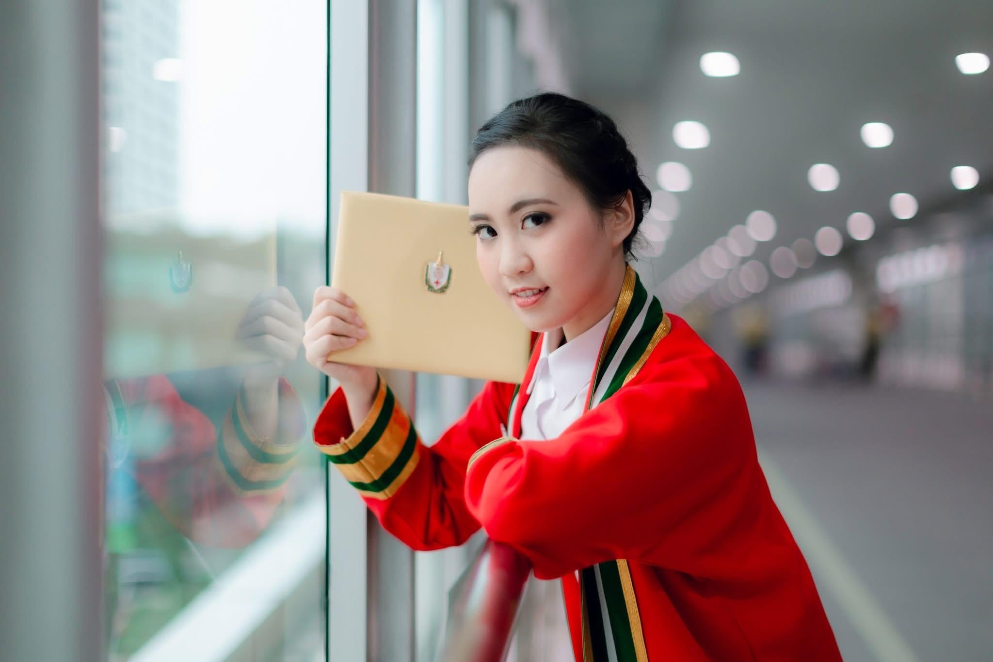ผลงานรับปริญญา สถาบันการพยาบาลศรีสวรินทิราสภากาชาดไทย โดย KomrichPhotographer ภาพที่ 12